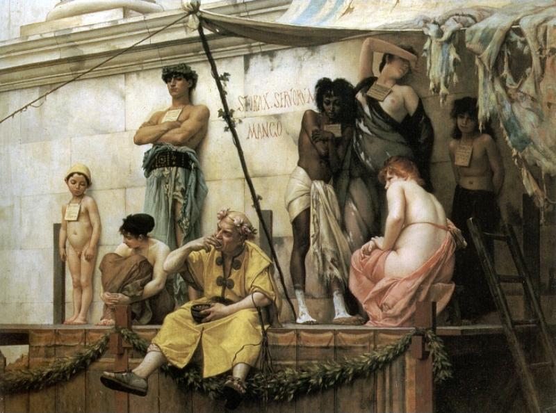 Gustave Boulanger Le marche aux esclaves - The Slave Market China oil painting art